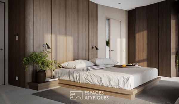 Appartement atypique avec terrasse et commerces à pied