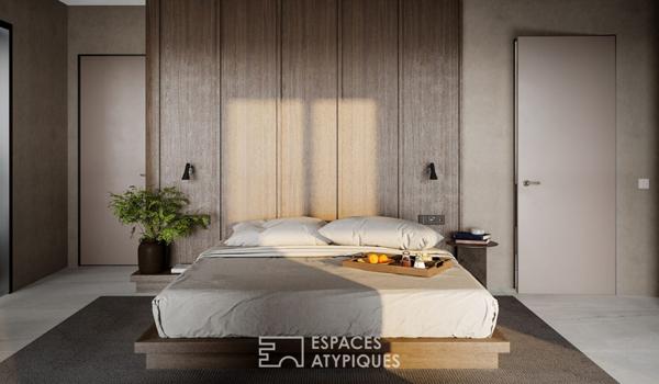 Appartement atypique avec terrasse et commerces à pied