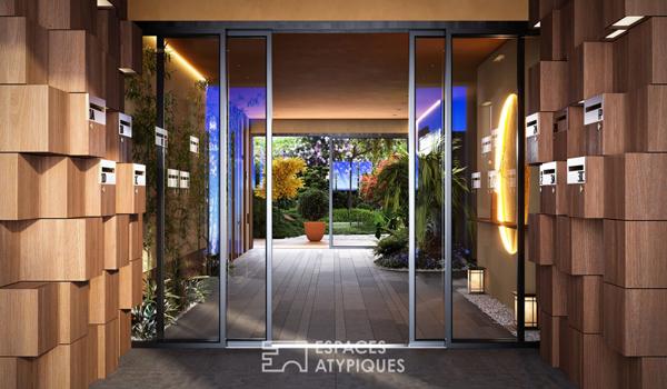 Appartement atypique avec terrasse et commerces à pied