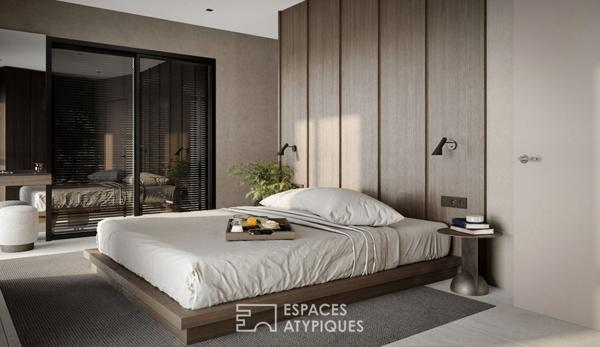 Appartement atypique avec terrasse et commerces à pied