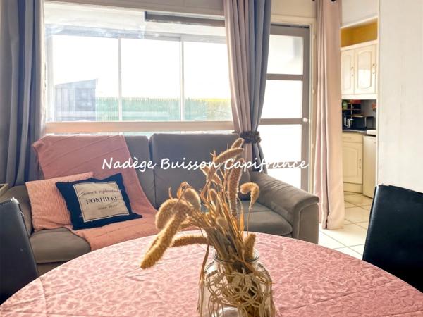 À vendre Cabourg – Studio avec espace nuit cabine, terrasse et loggia à 800 m de la plage