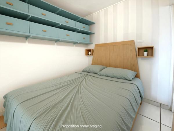 À vendre Cabourg – Studio avec espace nuit cabine, terrasse et loggia à 800 m de la plage