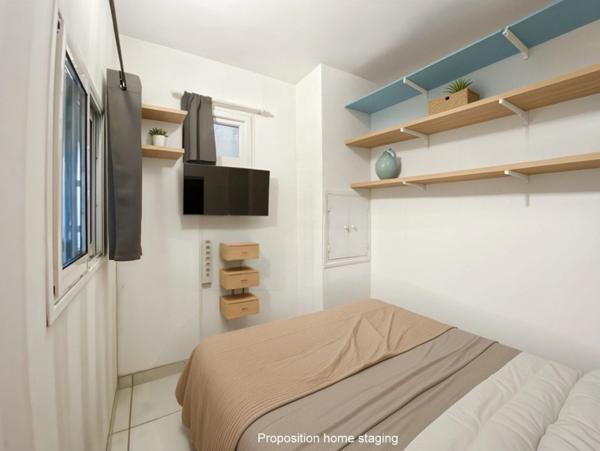 À vendre Cabourg – Studio avec espace nuit cabine, terrasse et loggia à 800 m de la plage