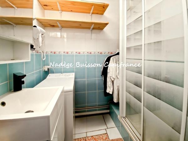 À vendre Cabourg – Studio avec espace nuit cabine, terrasse et loggia à 800 m de la plage