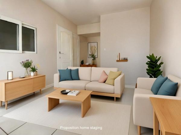 À vendre Cabourg – Studio avec espace nuit cabine, terrasse et loggia à 800 m de la plage