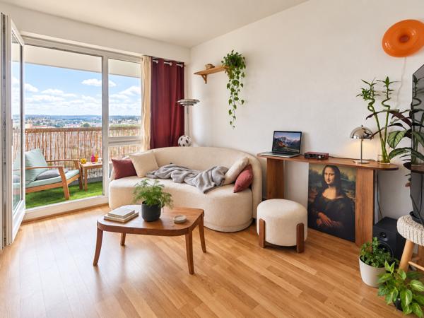Appartement 2 pièce(s) 1 chambre(s) 44.83 m²