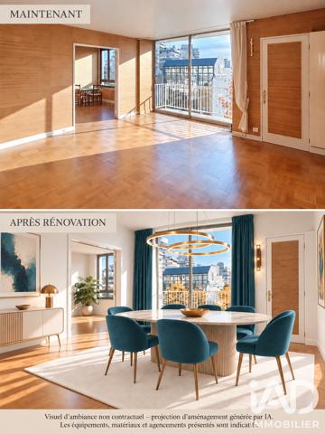 Appartement à vendre 4 pièces 85,69 m² Boulogne-Billancourt