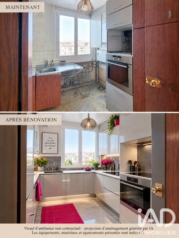 Appartement à vendre 4 pièces 85,69 m² Boulogne-Billancourt