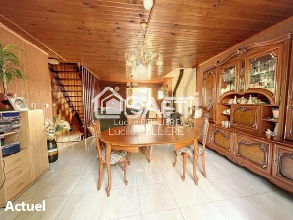 Pavillon T4, 96 m2,Terrain de 270 m2 situé dans quartier calme, 2 places parkings individuels, Sous-sol total