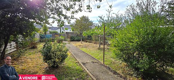 Maison T4 de 71 m² avec jardin plein Ouest, garage et dépendances ? Saint-Nazaire