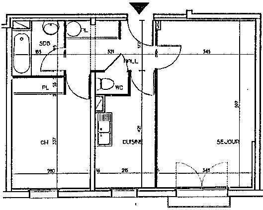 Appartement 2 pièces - 44000 Nantes
