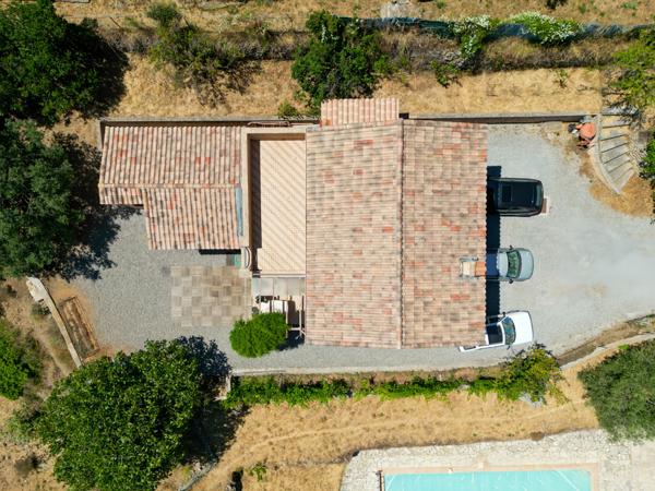 Bonson (06830) Maison vue mer, terrain piscinable, 3 chambres