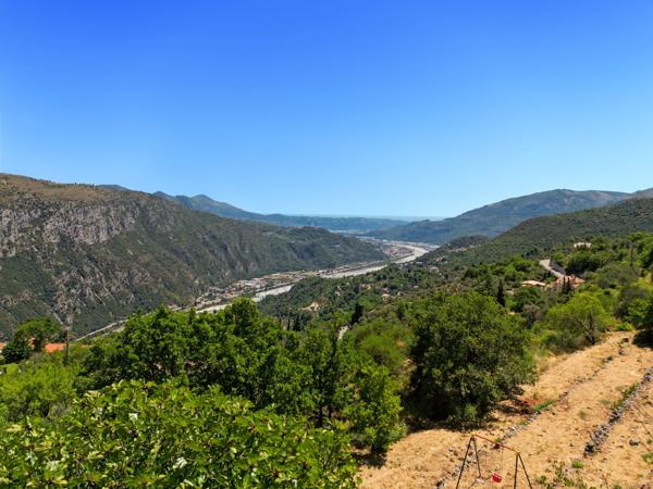 Bonson (06830) Maison vue mer, terrain piscinable, 3 chambres