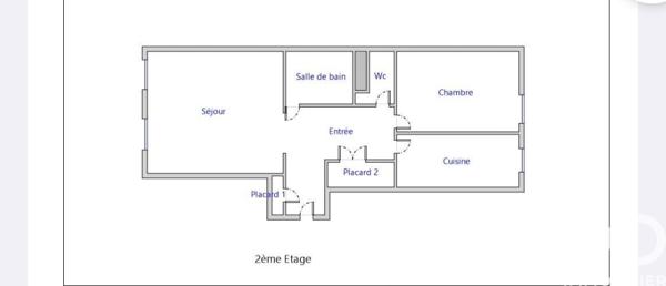 Appartement à vendre 2 pièces 62 m² Puteaux