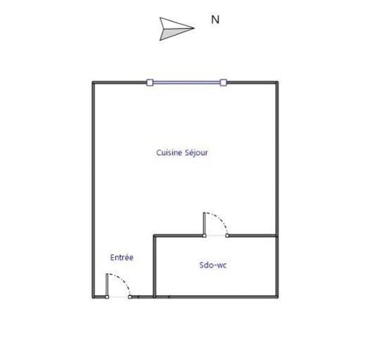 STUDIO DE 17M² AVEC UNE PLACE DE PARKING PRIVEE