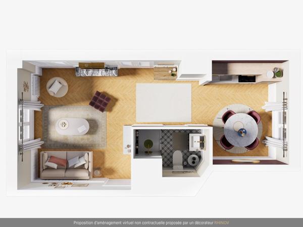 Maison de Maitre : Studio refait à neuf