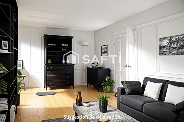 T2 au calme, balcon vue dégagée, 8 mn à pied RER A