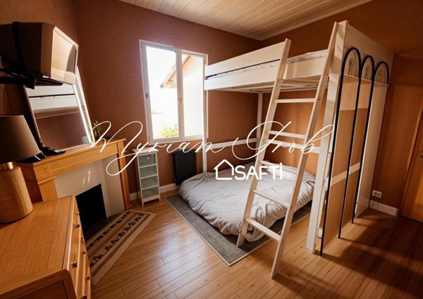 Maison atypique des années 30 rénovée – Idéale grande famille ou projet à deux foyers – Montbeton