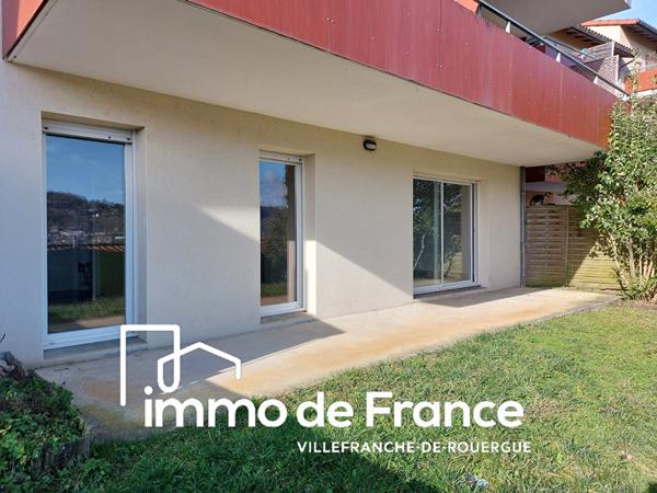 Appartement  T3  63.62 m² avec terrasse+jardin+garage+parking+cellier
