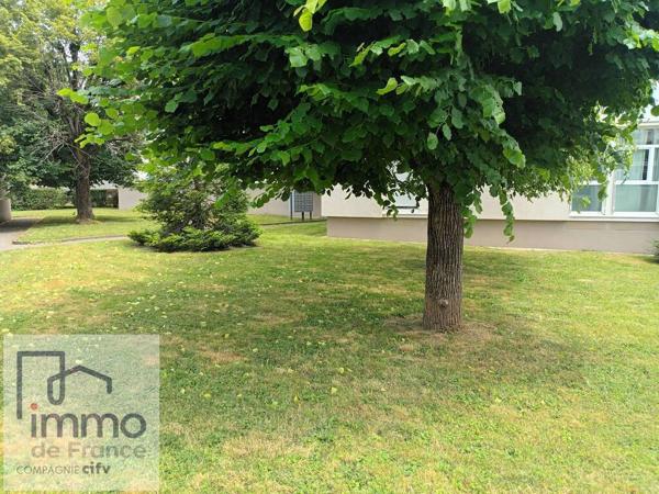 Villeurbanne prox Place Croix-Luizet. Dans un écrin de verdure. F3 de 55 m² (exc. état) vendu avec une cave.