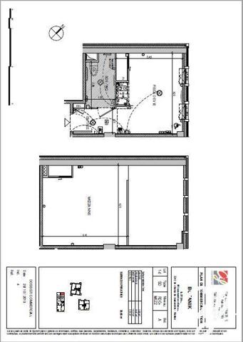 Appartement T1B NANTES Saint-Joseph de Porterie - 39.66 m2  732 Euros
