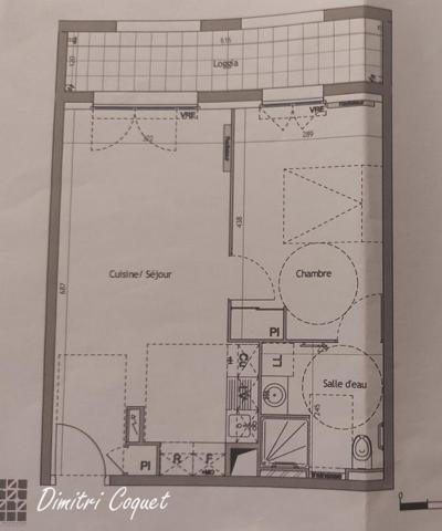 T2 en résidence séniors avec loggia, cellier et place de parking