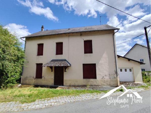 Maison à fort potentiel à La Courtine – Environnement calme et nature !