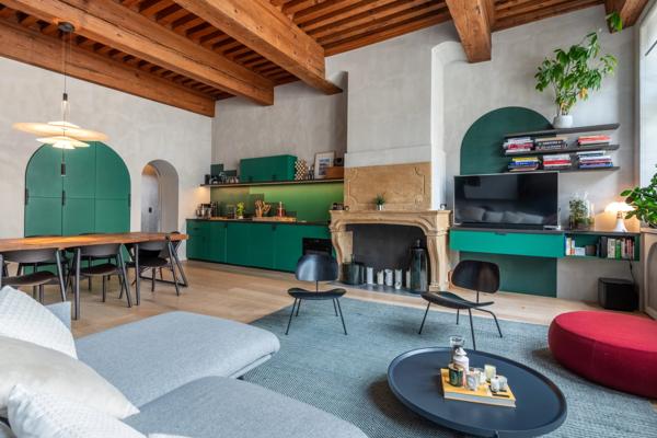 Lyon 5 - Saint-Jean - Appartement de 75,2 m² - 1 chambre - 1 cave