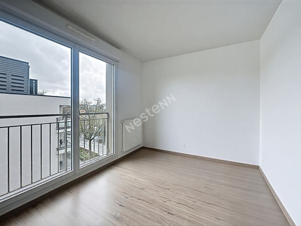 Nantes Tortière - T3, 61m², 2 chambres, balcon, place de stationnement