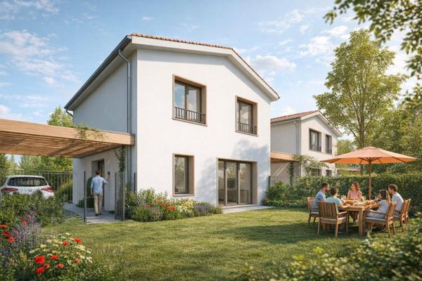 Maison T4 avec jardin et 2 parkings, Le Taillan