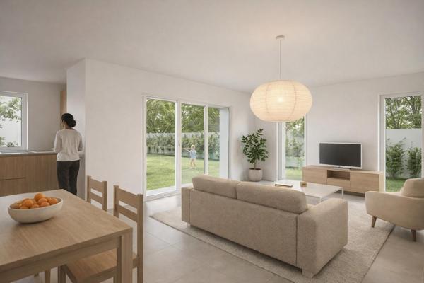 Maison T4 avec jardin et 2 parkings, Le Taillan