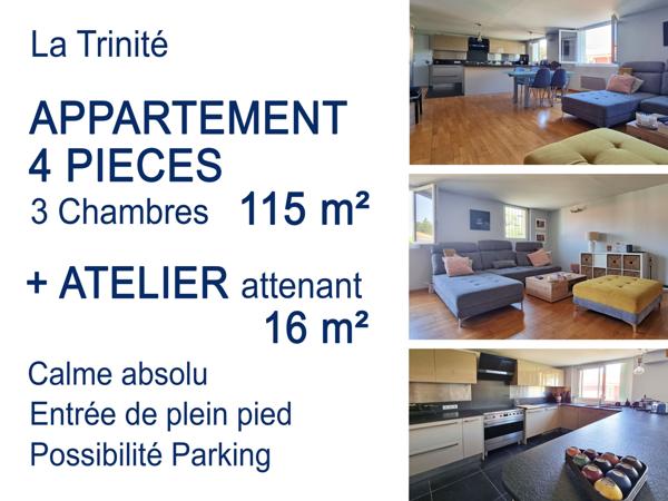 Appartement 4 pièces - 115 m² Exclusivité efficity