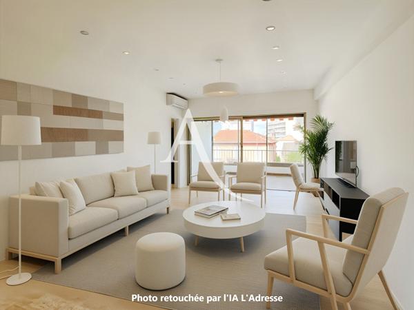 CANNES - MONTFLEURY - DERNIER ÉTAGE - 3 PIÈCES - LOGGIA - VUE DÉGAGÉE - GARAGE