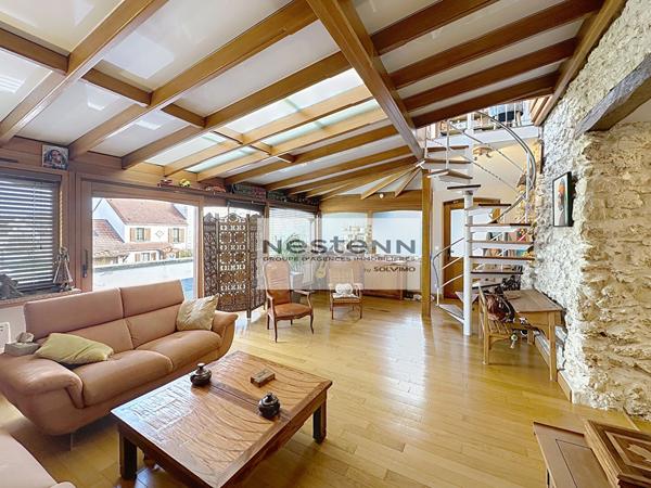 Appartement Saint Fargeau Ponthierry 7 pièce(s) 124 m2, loft, 3 chambres, garage, terrasses