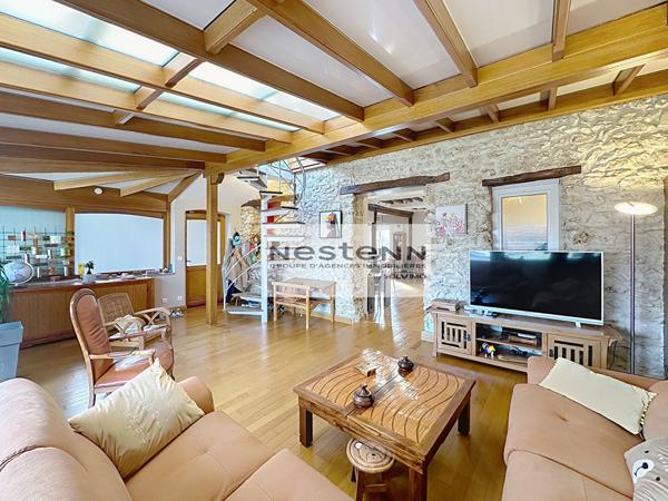 Appartement Saint Fargeau Ponthierry 7 pièce(s) 124 m2, loft, 3 chambres, garage, terrasses