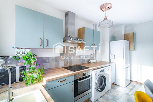 Appartement 3 pièces – 59,43 m² (59,24 m² Carrez) – Exposition plein SUD