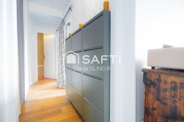 Appartement 3 pièces – 59,43 m² (59,24 m² Carrez) – Exposition plein SUD