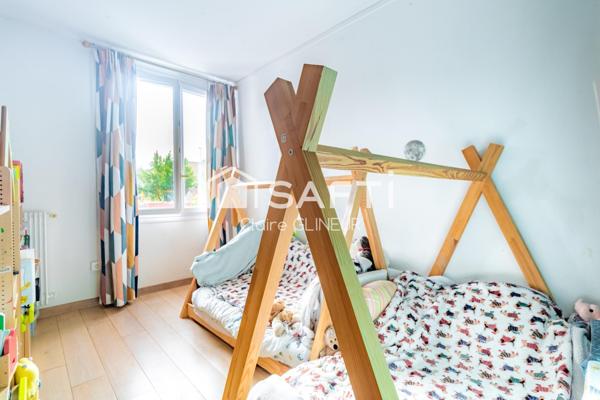 Appartement 3 pièces – 59,43 m² (59,24 m² Carrez) – Exposition plein SUD