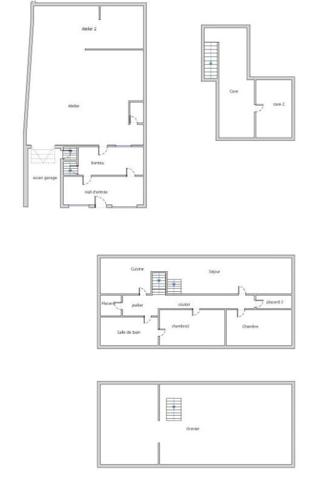 Immeuble mixe (Garage auto + T3) + fonds de commerce / CAMBRAI