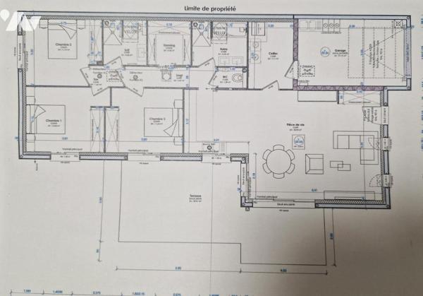 PORNIC, terrain constructible de 493m², secteur proche du Val St Martin / Lycée