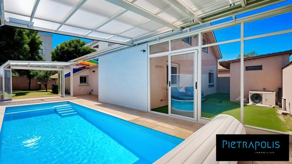 Maison familiale rénovée avec piscine et véranda – Rillieux-la-Pape