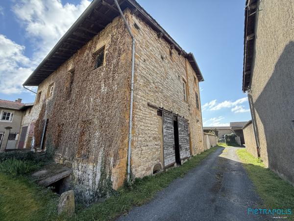 Plateau de 160m2 à rénover sur 294m2 de terrain en plein centre de saint didier de formans