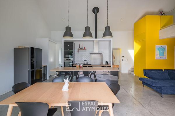 La maison contemporaine esprit Loft
