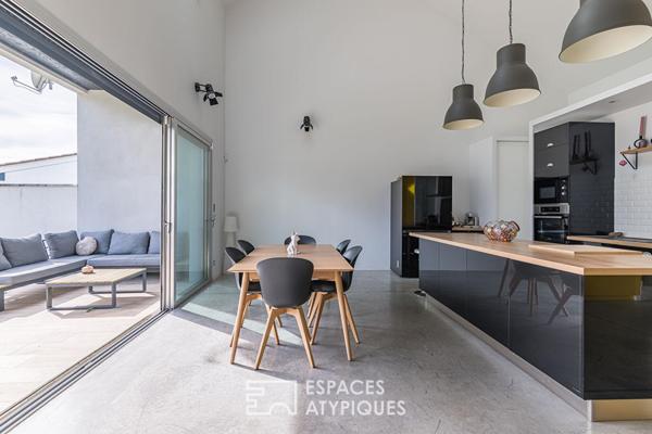 La maison contemporaine esprit Loft