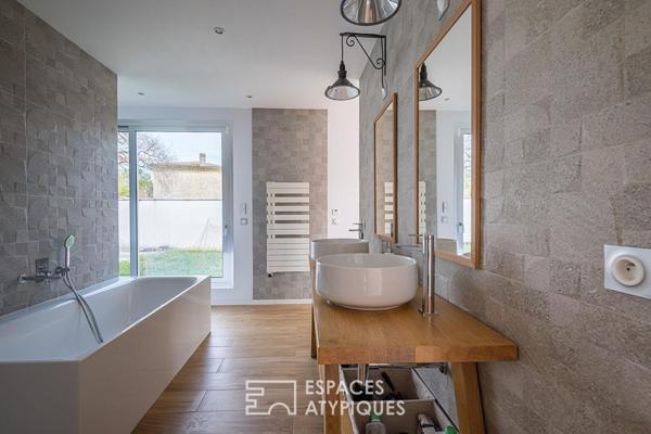 La maison contemporaine esprit Loft