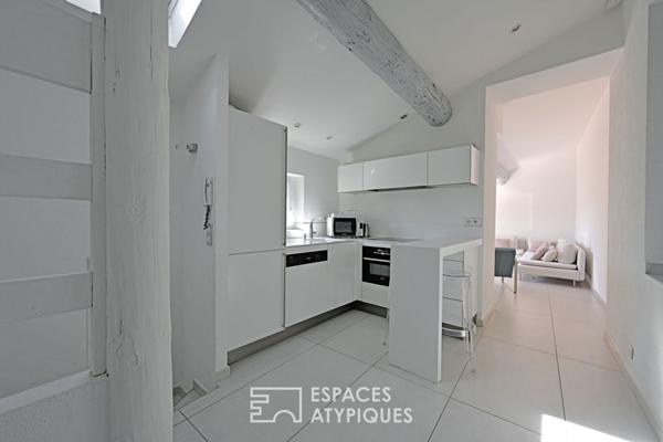 Charmant appartement dernier étage avec terrasse quartier Révolution