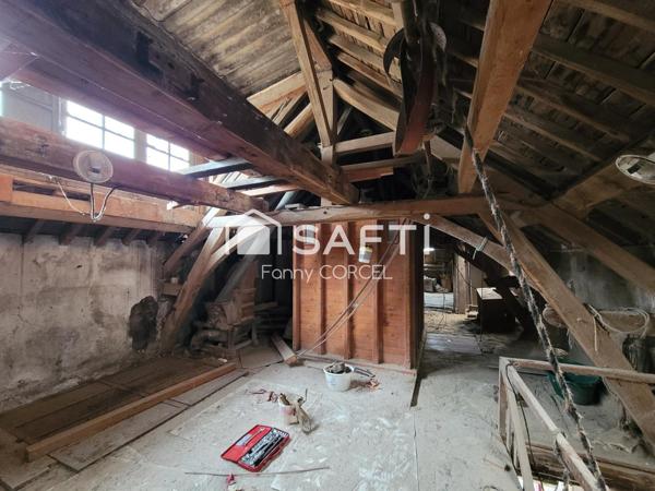 Ancien moulin à farine + habitation de 128m²