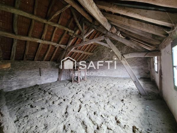 Ancien moulin à farine + habitation de 128m²