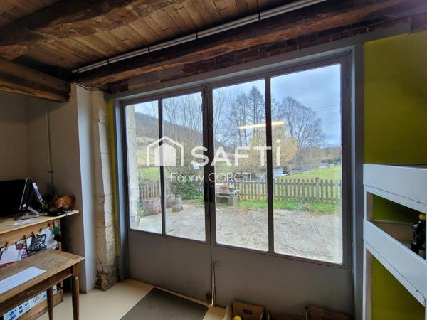 Ancien moulin à farine + habitation de 128m²