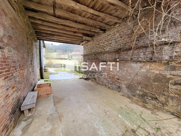 Ancien moulin à farine + habitation de 128m²